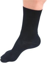 VIVAFIT Silver Socks Long ezüstszálas zokni fekete (35-38) (GYVFSSLB3538)
