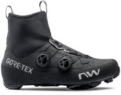 Northwave - pantofi ciclism iarna sau ploaie MTB XC Flagship GTX shoes - negru gri (80214010-10)