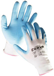 CERVA VIREO nylon nitril mártott munkavédelmi kesztyű 8 (12pár/cs) (0108000999080)