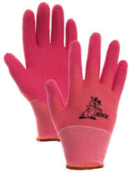 KIXX LOLLIPOP munkavédelmi kesztyű nylon/latex rózsaszín 4 (12pár/cs) (0108011225040) - megatool