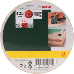 Bosch Set foi abrazive, 25 buc. pentru slefuitor cu vibratii, granulatie 120 - Cod producator : 2607019494 - Cod EAN : 3165140416122 - 2607019494 (2607019494)