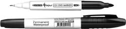 Forpus Marker CD/DVD cu 2 capete Forpus 52111 negru (MARCDFO52111)