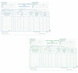 Nota de intrare receptie pentru neplatitor TVA, autocopiativa, A4, 2 exemplare