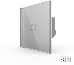 LIVOLO Intrerupator Simplu Cap Scara / Cruce cu Variator si Touch LIVOLO - Serie Noua - culoare gri