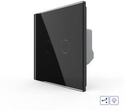LIVOLO Intrerupator Dublu Cap Scara / Cruce cu Variator si Touch LIVOLO - Serie Noua - culoare negru