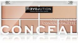 Revolution Beauty Conceal Me paleta corectoare culoare Fair 2, 8 g
