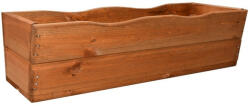 ROJAPLAST fenyőfából készült virágláda 64 cm - barna (Méret: ) 48/9 (17777)