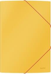 Leitz Mapa cu elastic Cosy, carton lamiant, certificare FSC, A4, 150 coli, Leitz galben chihlimbar E30020019