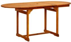 vidaXL Masă de grădină, (120-170)x80x75 cm, lemn masiv de acacia (316567)