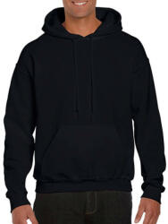 Gildan Uniszex Pulóver Kapucnis Hosszú ujjú Gildan DryBlend Adult Hooded Sweat - S, Fekete