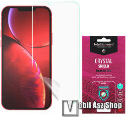 MyScreen CRYSTAL BacteriaFREE képernyővédő fólia - CRYSTAL - 1db, törlőkendővel, antibakteriális, A képernyő sík részét védi! - APPLE iPhone 14 / 13 / 13 Pro (M5815CCBF)