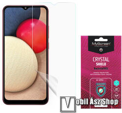 MyScreen CRYSTAL BacteriaFREE képernyővédő fólia - CRYSTAL - 1db, törlőkendővel, antibakteriális, A képernyő sík részét védi! - SAMSUNG Galaxy A03s (SM-A037F) (M6040CCBF)
