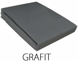 NY REESE gumis lepedő 120x200 - Jersey Szín: Grafitszürke / Szürke