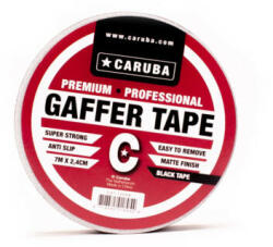 Caruba Gaffer Tape Nano Roll 7mx2.4cm, Fekete - fotofelszereles