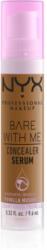 NYX Cosmetics Bare With Me Concealer Serum hidratant anticearcan 2 in 1 culoare 10 Camel 9, 6 ml