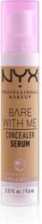 NYX Cosmetics Bare With Me Concealer Serum hidratant anticearcan 2 in 1 culoare 08 - Sand 9, 6 ml