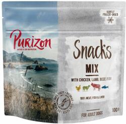 Purizon 100g Purizon snack mix - gabonamentes jutalomfalat kutyáknak vegyesen