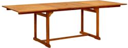 vidaXL Masă de grădină, (160-240)x100x75 cm, lemn masiv de acacia (316566)