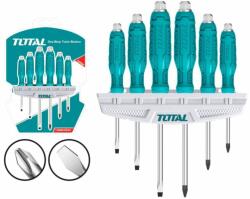 TOTAL Комплект удaрни отвертки с държач TOTAL, SL, PH, 6 части (TL THGSS35061)