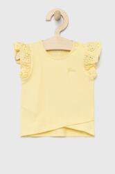 GUESS tricou copii culoarea galben PPYY-TSG05B_10X