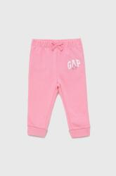 Gap pantaloni copii culoarea roz, cu imprimeu PPYY-SPG02M_30X
