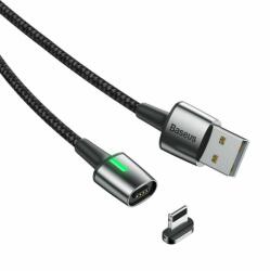 Baseus Cablu de date din zinc magnetic Baseus USB For Lightning 1.5A 1m Black (CALXC-B01) (6953156294752)