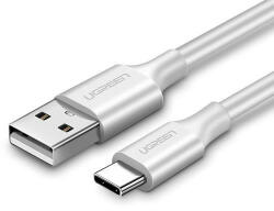 UGREEN Cablu de date Ugreen USB - de tip C 480 Mbps 3 A 1.5 m alb (6957303861224)