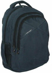 Adventurer 3+2 zsebes kék-fekete vászon hátizsák Adventurer (AT 5296 kék)