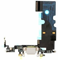 Apple iPhone 8 - Töltő Csatlakozó + Rugalmas Kábel (White), White