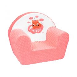 Vásárlás: Gyerekágy Pláza Minky szivacs fotel Lazac színben Rókás  Gyerekszék árak összehasonlítása, MinkyszivacsfotelLazacszínbenRókás boltok
