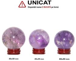  Sfera Ametist Lavanda Minerala Naturala - 44-50 x 44-50 mm - 1 Buc