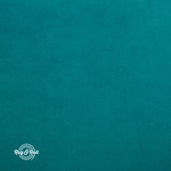  SUPER 259 - kékeszöld, vízzel tisztítható prémium bársony bútorszövet