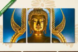 Többrészes Vászonkép, Premium Kollekció: arany buddha szobor(125x60 cm, L02)