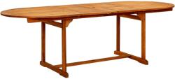 vidaXL Masă de grădină, (160-240)x100x75 cm, lemn masiv de acacia (316565)