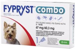 FYPRYST Combo spot on kutyáknak (3 pipetta; 3 x 67 mg; 2-10 kg-os kutyáknak)