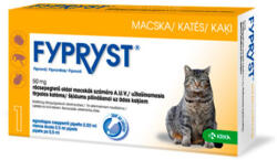 FYPRYST rácsepegtető oldat macskáknak (3 x 0.5 ml, 3 x 1 pipetta)