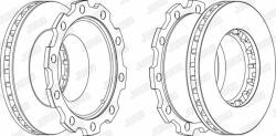 JURID Disc frana JURID 569144J (569144J) - automobilus