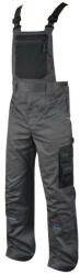 4TECH Pantaloni cu pieptar 4Tech, gri asfaltic/negru H9302 (H9302)