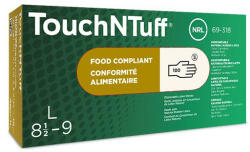 CERVA TOUCH N TUFF 69-210 - Latex púderes egyszerhasználatos kesztyű 100 db (C0109001299) - szupermunkaruha