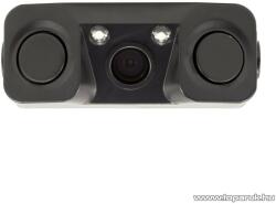  Univerzális tolatókamera LED-del és parkolószenzorokkal, 12V (55069E)