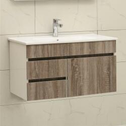 Inter Ceramic Конзолен PVC шкаф ICP 8146 с умивалник, 81x47x45.5см (8146)
