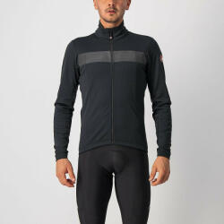 Castelli - jacheta ciclism iarna pentru barbati Raddoppia 3 jacket - Negru gri Reflex (CAS-4521503-085) - trisport