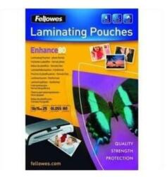 Fellowes Lamináló fólia, 100x150mm, 80 mikron, fényes, 25 db/doboz, Fellowes® (5440602) - tintasziget