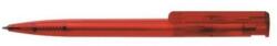 ICO Golyóstoll nyomógombos 0, 8mm, műanyag transparens piros test, Ico Star, írásszín piros (9010084026) - tintasziget
