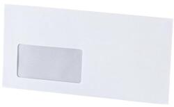 BLUERING Boríték LA4 enyvezett bélésnyomott bal ablakos 35x90mm A20B20 Bluering® fehér (BORLA4ENYV3590B) - tintasziget