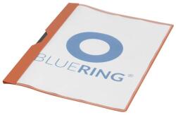 BLUERING Gyorsfűző klip mappa A4, műanyag 30laphoz fém klippes Bluering® piros (894373) - tintasziget