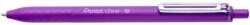 Pentel Golyóstoll nyomógombos 0, 35mm, Pentel iZee, írásszín lila (BX467-V) - tintasziget