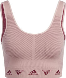 adidas Női merevítő sportmelltartó adidas AEROKNIT BRA W rózsaszín HE2613 - L