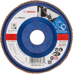 Bosch Disc de slefuire evantai X571, Best for Metal D- 115 mm- G- 40, drept - Cod producator : 2608607334 - Cod EAN : 3165140270731 - 2608607334 (2608607334)