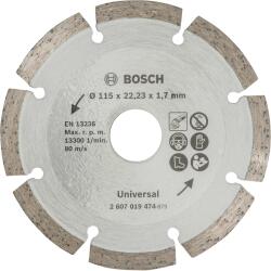 Bosch Disc de taiere diamantat pentru materiale de constructii, 115 mm - Cod producator : 2607019474 - Cod EAN : 3165140415927 - 2607019474 (2607019474)